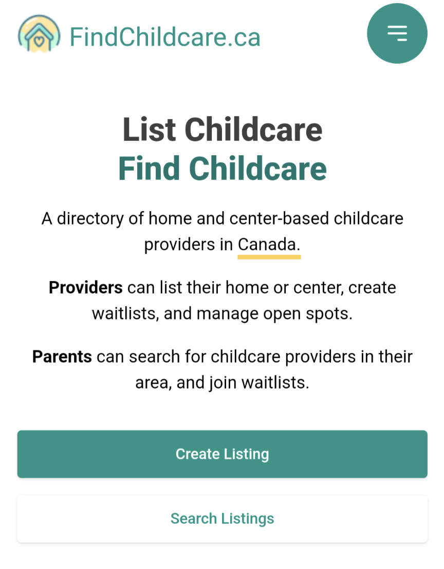 You are currently viewing FindChildcare.ca